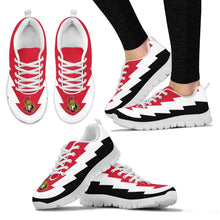 Load image into Gallery viewer, Jagged Saws Creative Draw Ottawa Senators Sneakers