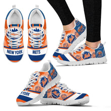 Load image into Gallery viewer, Three Impressing Point Of Logo New York Mets Sneakers