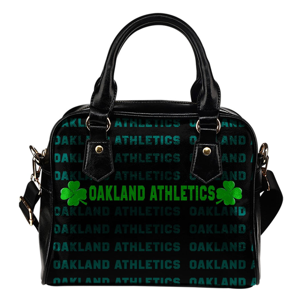 Colorful Oakland Athletics Stunning Letters Shoulder Handbags