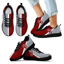 Load image into Gallery viewer, Dynamic Aparted Colours Beautiful Logo Oklahoma Sooners Sneakers