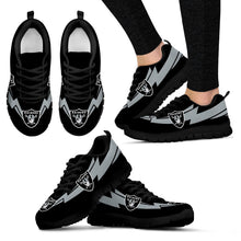 Load image into Gallery viewer, Three Amazing Good Line Charming Logo Oakland Raiders Sneakers