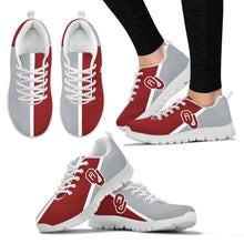 Load image into Gallery viewer, Dynamic Aparted Colours Beautiful Logo Oklahoma Sooners Sneakers