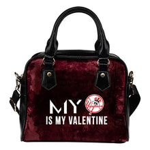 Load image into Gallery viewer, My Perfectly Love Valentine Fashion New York Yankees Shoulder Handbags