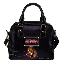 Load image into Gallery viewer, Fancy Ottawa Senators Fashion Logo Lighting Cosy Shoulder Handbags