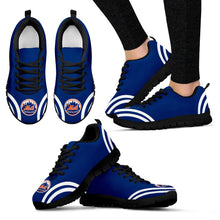 Load image into Gallery viewer, Lovely Curves Stunning Logo Icon New York Mets Sneakers