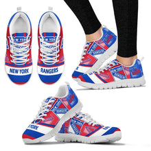 Load image into Gallery viewer, Three Impressing Point Of Logo New York Rangers Sneakers