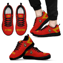Load image into Gallery viewer, Pattern Logo Slide In Line Ottawa Senators Sneakers