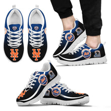 Load image into Gallery viewer, Mystery Straight Line Up New York Mets Sneakers