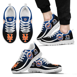 Mystery Straight Line Up New York Mets Sneakers