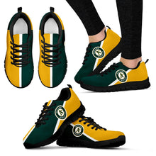 Load image into Gallery viewer, Dynamic Aparted Colours Beautiful Logo Oakland Athletics Sneakers