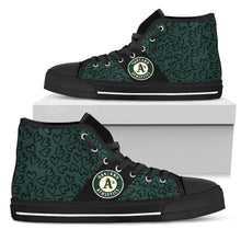 Load image into Gallery viewer, Perfect Cross Color Absolutely Nice Oakland Athletics High Top Shoes