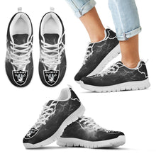 Load image into Gallery viewer, Oakland Raiders Thunder Power Sneakers