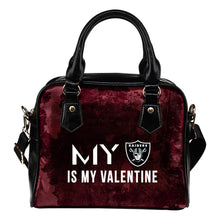Load image into Gallery viewer, My Perfectly Valentine Fashion Oakland Raiders Shoulder Handbags