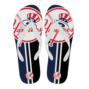 Great New York Yankees Fan Gift Two Main Colors Flip Flops