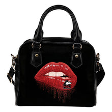 Load image into Gallery viewer, Beautiful Lips Elegant Logo Northern Illinois Huskies Shoulder Handbags