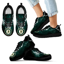 Load image into Gallery viewer, Oakland Athletics Thunder Power Sneakers