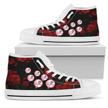 Load image into Gallery viewer, Lovely Rose Thorn Incredible New York Yankees High Top Shoes