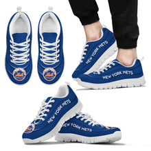 Load image into Gallery viewer, Wave Red Floating Pattern New York Mets Sneakers