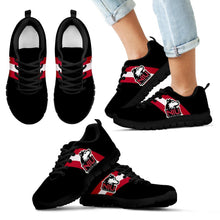 Load image into Gallery viewer, Three Colors Vertical Northern Illinois Huskies Sneakers