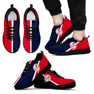 Dynamic Aparted Colours Beautiful Logo New York Yankees Sneakers