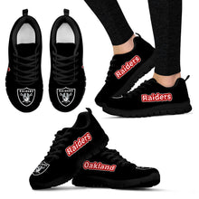 Load image into Gallery viewer, Magnificent Oakland Raiders Amazing Logo Sneakers