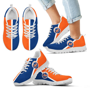 Dynamic Aparted Colours Beautiful Logo New York Mets Sneakers