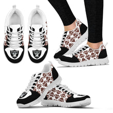 Load image into Gallery viewer, Great Football Love Frame Oakland Raiders Sneakers