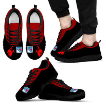 Load image into Gallery viewer, Cute Cupid Angel Background New York Rangers Sneakers