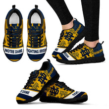 Load image into Gallery viewer, Three Impressing Point Of Logo Notre Dame Fighting Irish Sneakers
