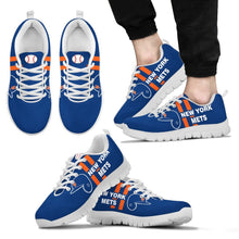 Load image into Gallery viewer, Vertical Two Line Mixed Helmet New York Mets Sneakers
