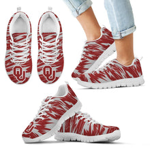 Load image into Gallery viewer, Brush Strong Cracking Comfortable Oklahoma Sooners Sneakers