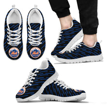 Load image into Gallery viewer, Marvelous Striped Stunning Logo New York Mets Sneakers