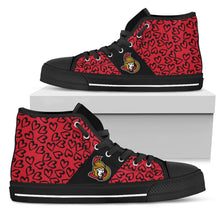Load image into Gallery viewer, Perfect Cross Color Absolutely Nice Ottawa Senators High Top Shoes