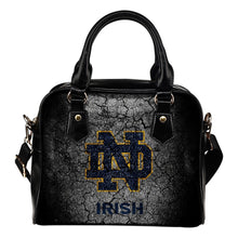 Load image into Gallery viewer, Wall Break Notre Dame Fighting Irish Shoulder Handbags Women Purse