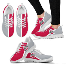 Load image into Gallery viewer, Dynamic Aparted Colours Beautiful Logo Ohio State Buckeyes Sneakers
