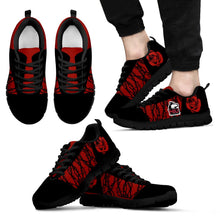 Load image into Gallery viewer, Rose Plant Gorgeous Lovely Logo Northern Illinois Huskies Sneakers