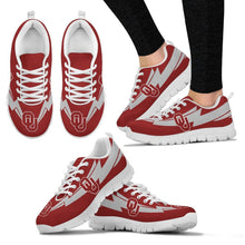 Load image into Gallery viewer, Three Amazing Good Line Charming Logo Oklahoma Sooners Sneakers