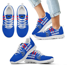 Load image into Gallery viewer, Vertical Two Line Mixed Helmet New York Rangers Sneakers