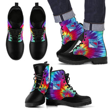 Load image into Gallery viewer, Tie Dying Awesome Background Rainbow New York Rangers Boots