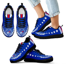 Load image into Gallery viewer, Line Of Stars Victory New York Rangers Sneakers