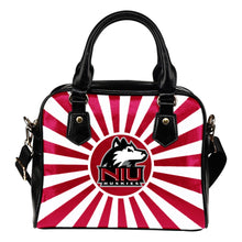 Load image into Gallery viewer, Central Awesome Paramount Luxury Northern Illinois Huskies Shoulder Handbags