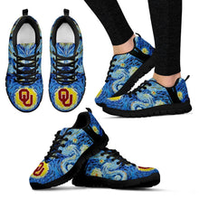 Load image into Gallery viewer, Sky Style Art Nigh Exciting Oklahoma Sooners Sneakers
