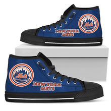 Load image into Gallery viewer, Circle Logo New York Mets High Top Shoes