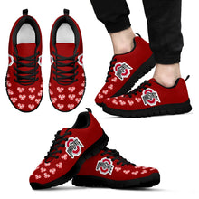 Load image into Gallery viewer, Love Extreme Emotion Pretty Logo Ohio State Buckeyes Sneakers