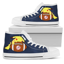 Load image into Gallery viewer, Pikachu Laying On Ball New York Yankees High Top Shoes