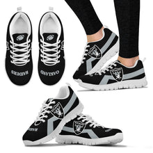 Load image into Gallery viewer, Oakland Raiders Line Logo Sneakers
