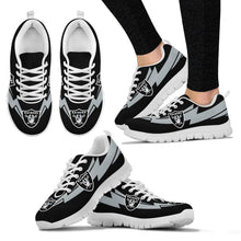 Load image into Gallery viewer, Three Amazing Good Line Charming Logo Oakland Raiders Sneakers