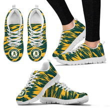 Load image into Gallery viewer, Brush Strong Cracking Comfortable Oakland Athletics Sneakers