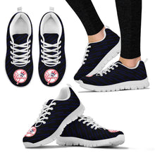Load image into Gallery viewer, Marvelous Striped Stunning Logo New York Yankees Sneakers