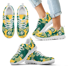 Load image into Gallery viewer, Oakland Athletics Cotton Camouflage Fabric Military Solider Style Sneakers